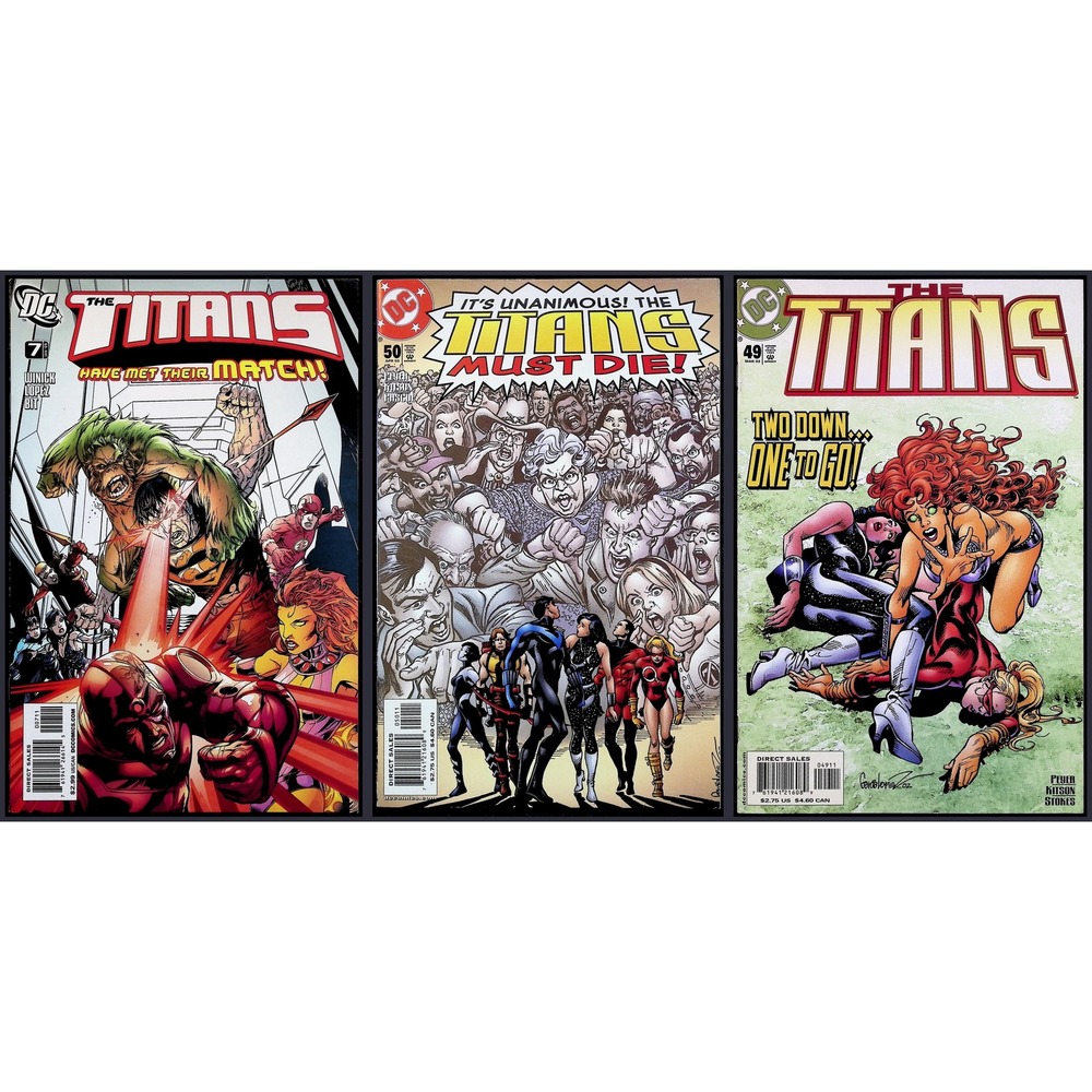 Titans, Vol. 2 3X‎ Comic Lot #7 50A 49 DC Comics